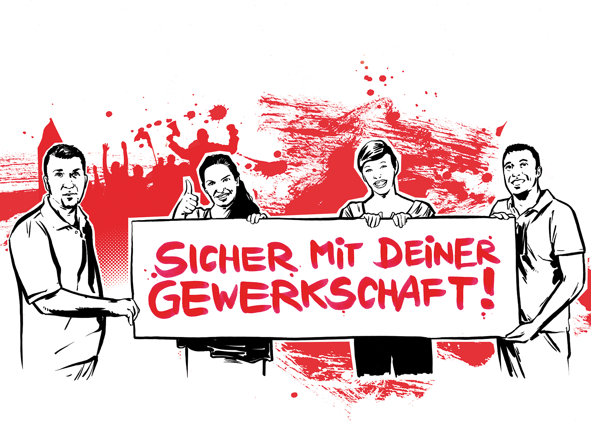 Sicher mit deiner Gewerkschaft