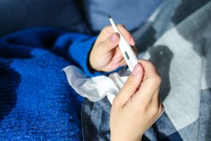 Ein Fieberthermometer